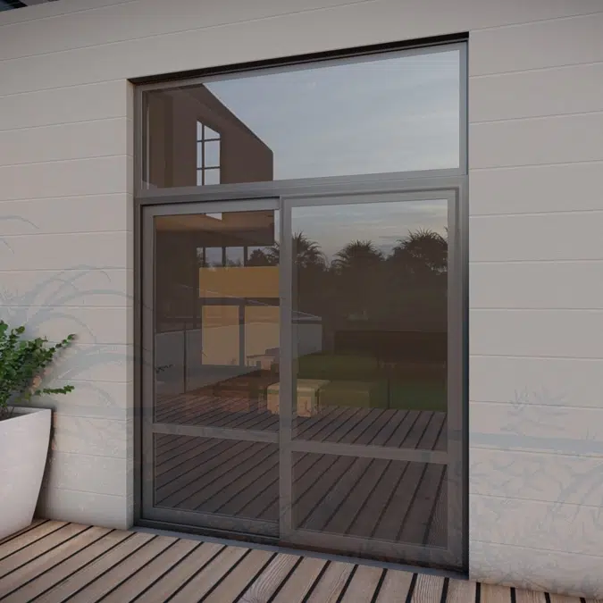 Sliding Door System S36T Type-D Top Fixed