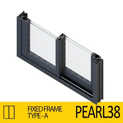 Sliding Door System Pearl 38, Fixed-Frame_Type-A için görüntü