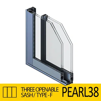 Image pour Sliding Door System Pearl 38, Three-Open.-Sash_Type-F