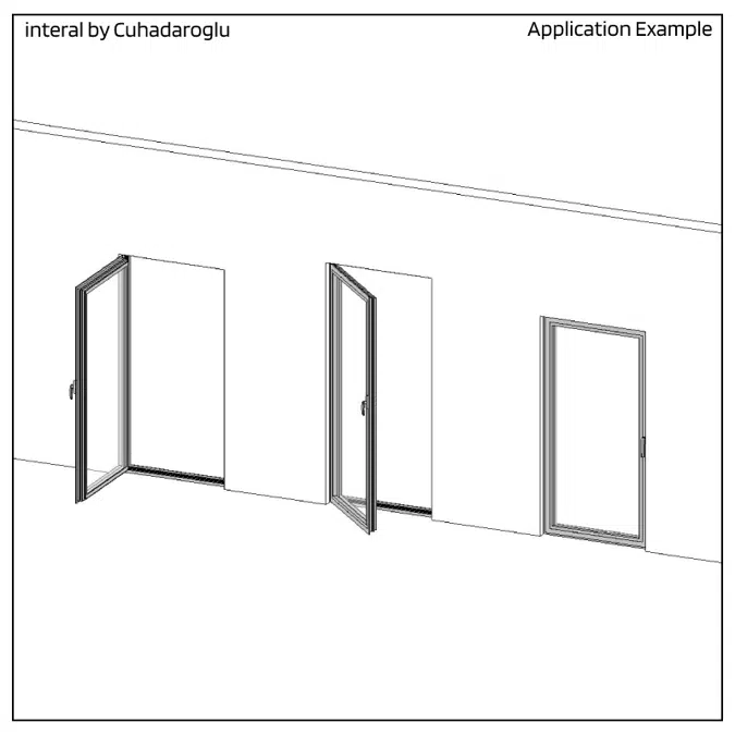 Door DS70, Inward Opening