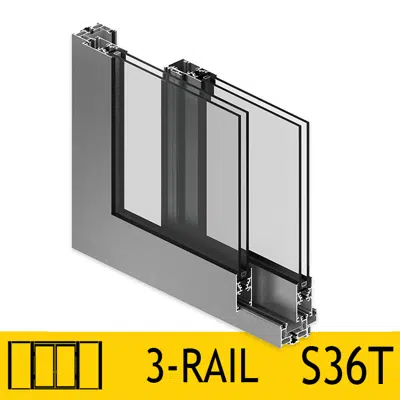 Image for Sliding Door System S36T 3-Rail