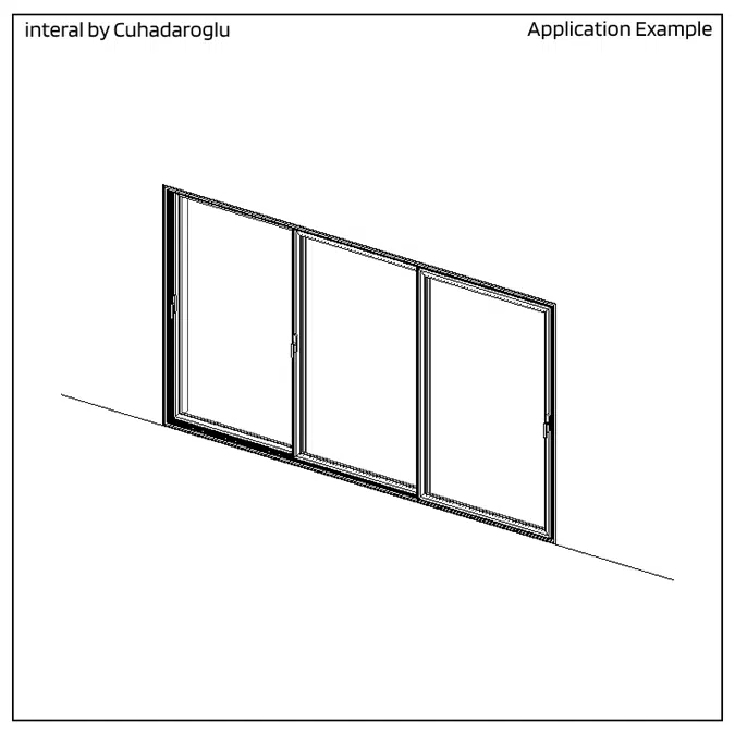 Sliding Door System S36T 3-Rail