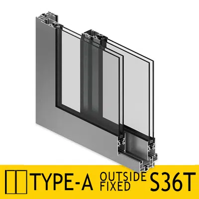 Image pour Sliding Door System S36T Outside Fixed