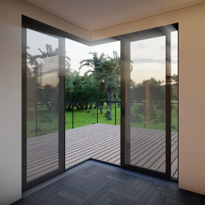 Sliding Door System S36T Corner