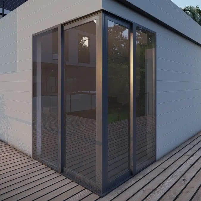 Sliding Door System S36T Corner