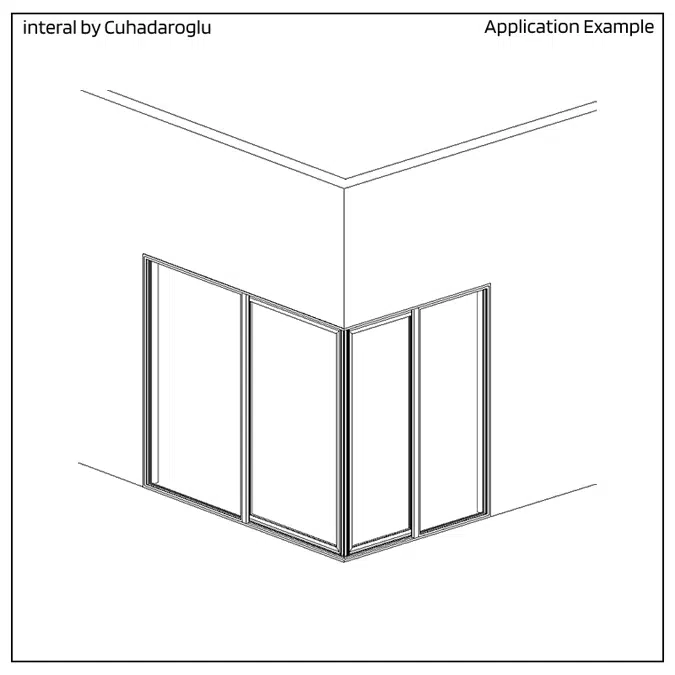 Sliding Door System S36T Corner