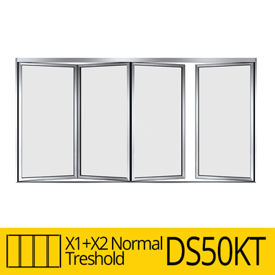 Image for Folding Door DS50KT X1+X2 Normal Treshold