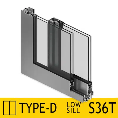 Image pour Sliding Door System S36T Type-D Lowsill