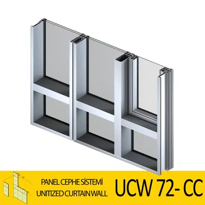imagem para Unitized Curtain Wall UCW 72 - CC