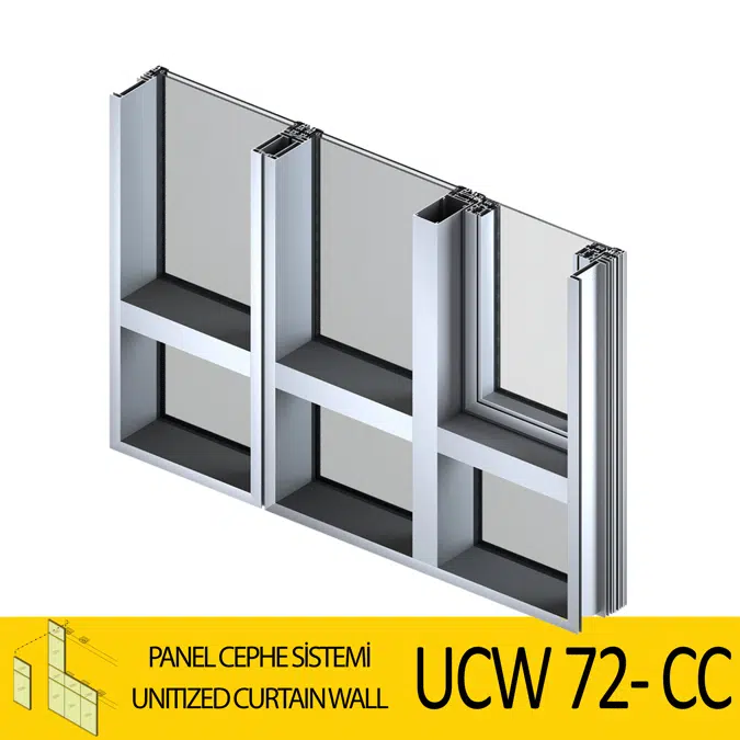 Unitized Curtain Wall UCW 72 - CC