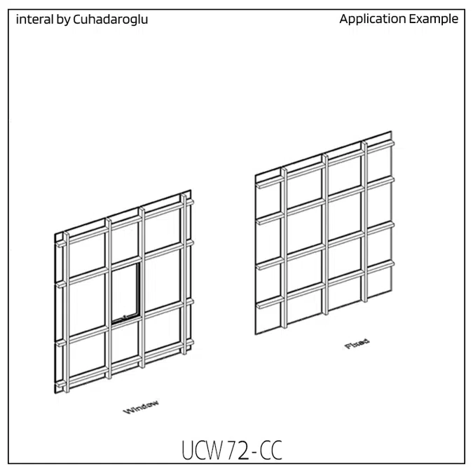 Unitized Curtain Wall UCW 72 - CC