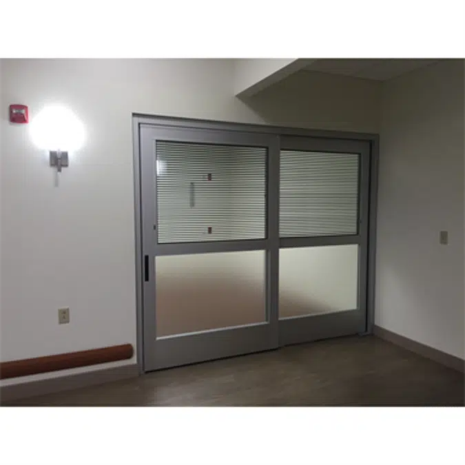 Profiler®-ICU Smoke-Rated Sliding Door Systems w/Self-Closing With Track