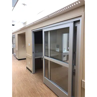 Profiler®-ICU Smoke-Rated Sliding Door Systems w/Self-Closing With Track图像