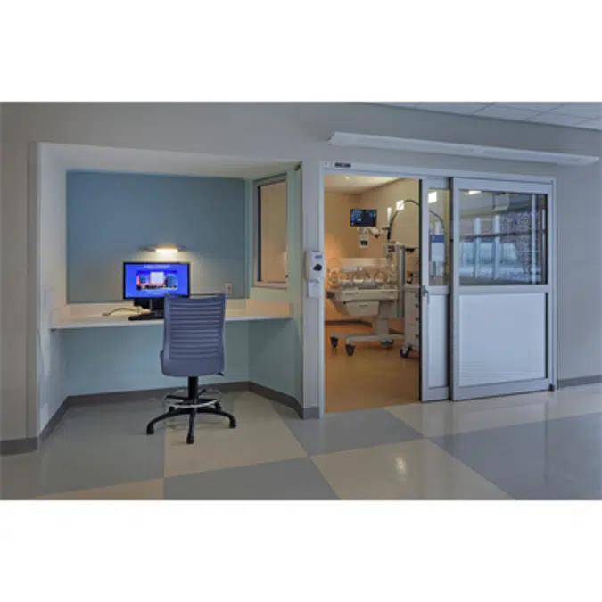 Profiler®-ICU Smoke-Rated Sliding Door System - Corridor