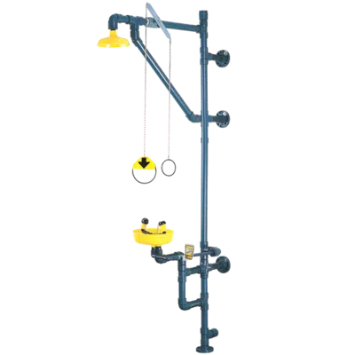 画像 Barrier-Free/Wheel Chair Accessible PVC Corrosion Resistant 30 gpm Shower, 8.0 gpm Eye/Facewash