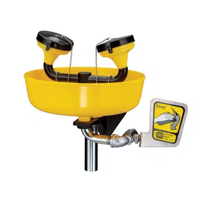 Wall Mount Eye/Facewash Yello-Bowl®, 8.0 gpm ABS Facewash Heads图像