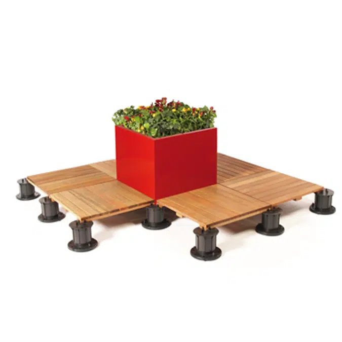 Bison Aluminum Planter Cubes