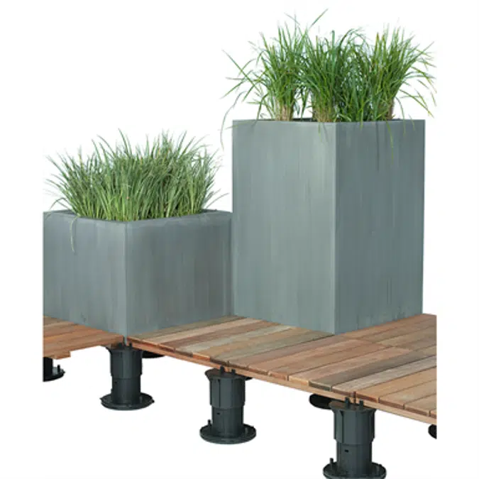 Bison Aluminum Planter Cubes