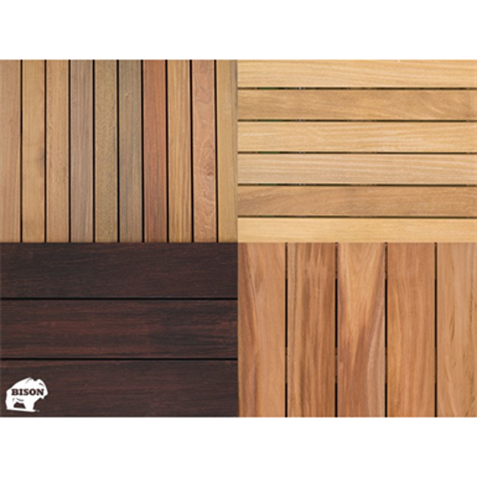 Bison Wood Deck Tiles