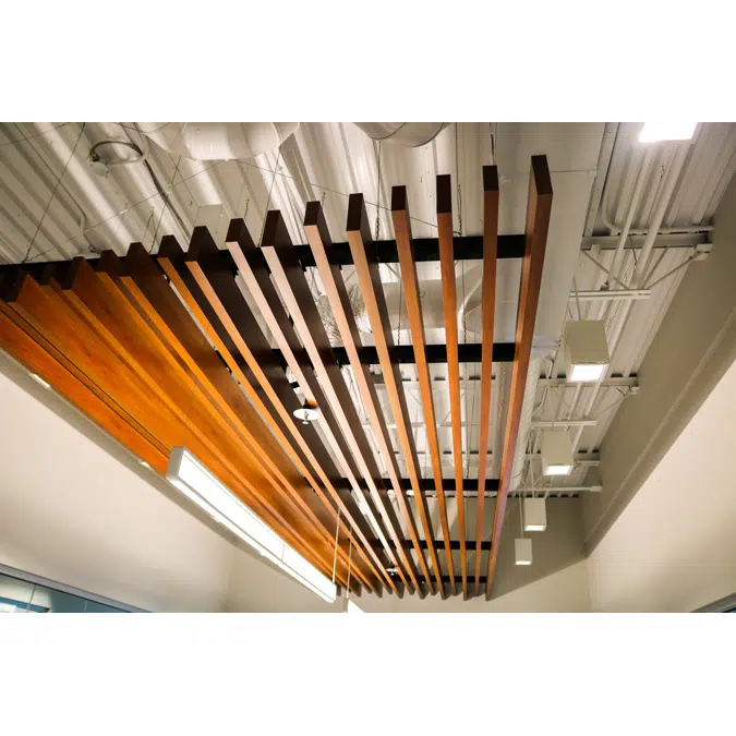Interoir Baffle Metal Ceiling Systems - Dauntless Suspended Ceiling System