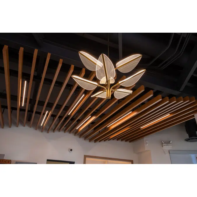 Interoir Baffle Metal Ceiling Systems - Dauntless Suspended Ceiling System