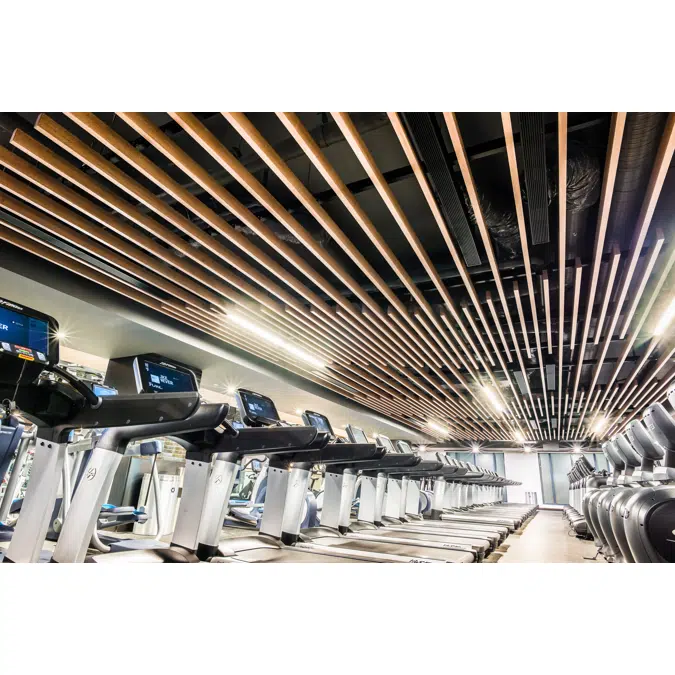 Interoir Baffle Metal Ceiling Systems - Dauntless Suspended Ceiling System