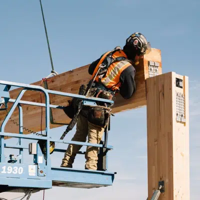 billede til Timberlab Services - Mass Timber Installation