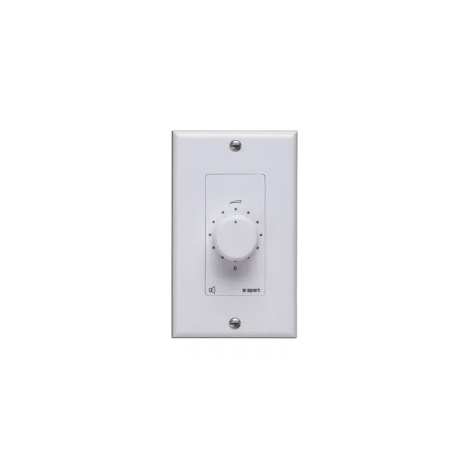 D-VOL60 70 Volt, 60 Watts Volume Controls Decora Style