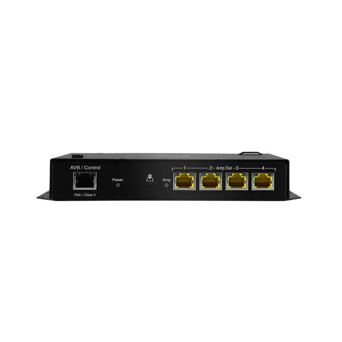 Tesira® AMP-450BP 4-Channel PoE+ Conferencing Amplifier