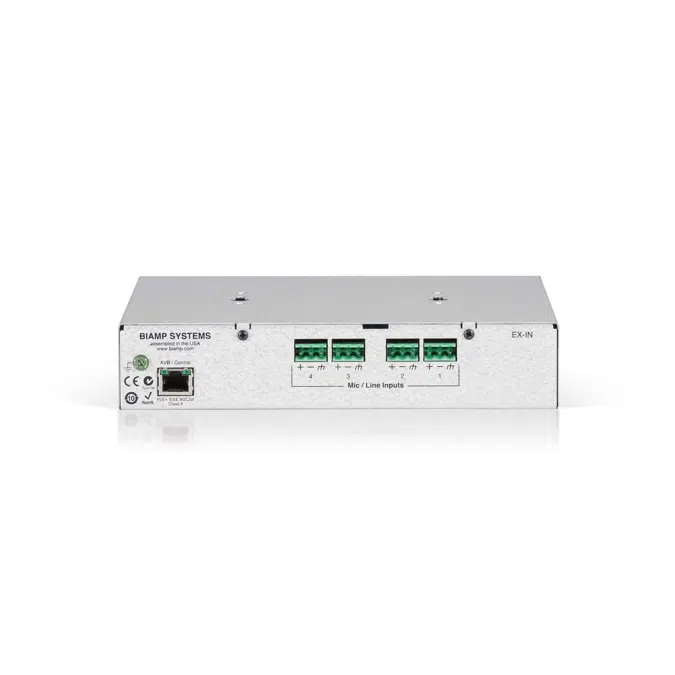 Tesira® EX-IN, 4-Channel Input and Output Expanders