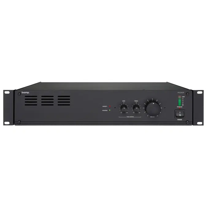 PA240P 1-Channel Power Amplifier, 1 x 240W @ 100V