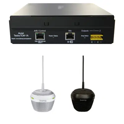 画像 Parlé™ TCM-1A AVB Beamtracking™ Pendant Microphone & PoE+ Amplifier