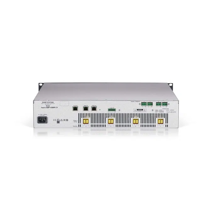 Tesira® AMP-4300R CV 4-Channel, 300W Amplifier
