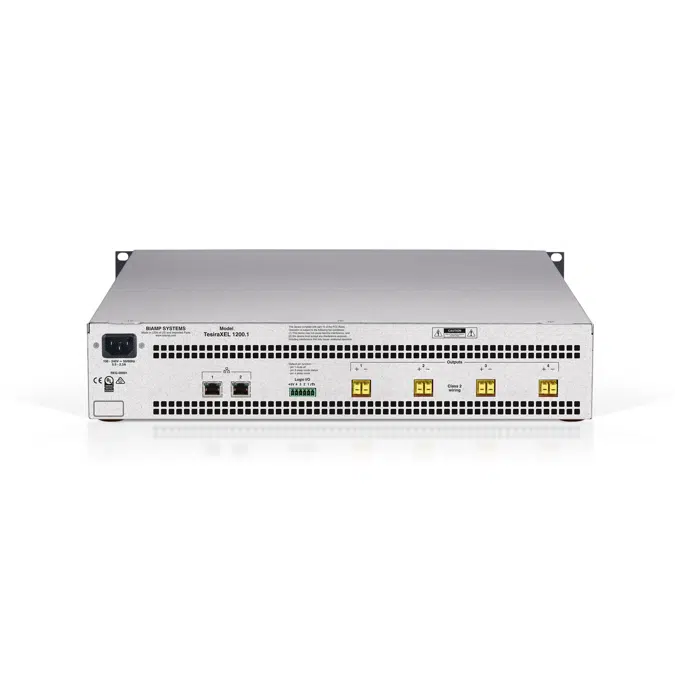 TesiraXEL™ 1200.1 4-Channel, 1200W Amplifier (Single Asymmetric Bank)