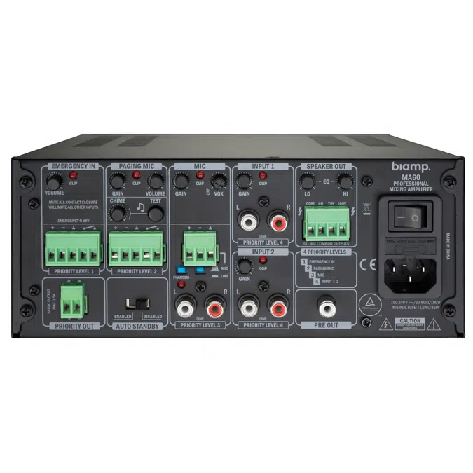 MA60 60W Mixing Amplifier