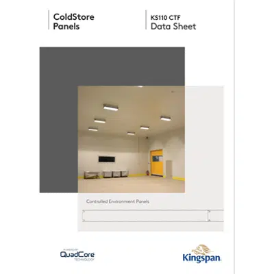 billede til ColdStore Panels Data Sheet