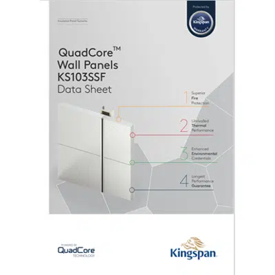 Image for QuadCore Wall Panels Data sheet