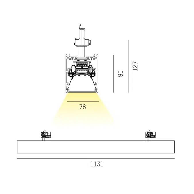 Log Out 2.1 Schienenstrahler