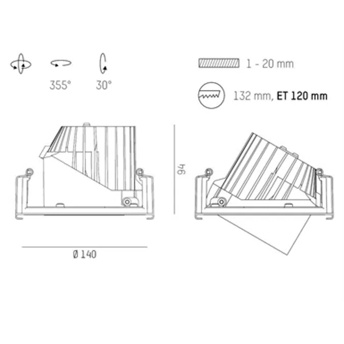 MOVA M Recessed