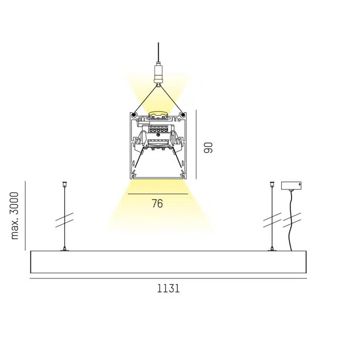 Log Out 2.1 Pendant indirect