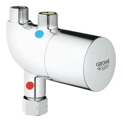 Grohtherm Micro Anti-scalding thermostatic device for under-sink and under-sink taps için görüntü