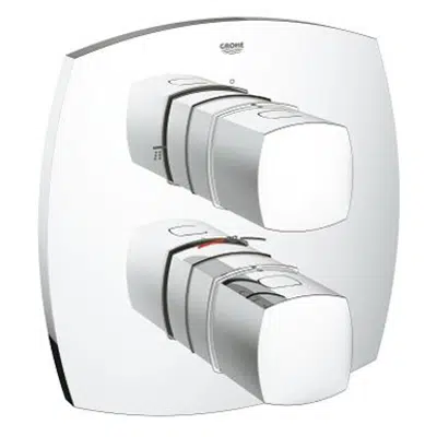 Image for Grandera Thermostatic Bath Mixer with Diverter 