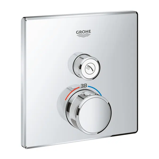 Grohtherm SmartControl 1-way thermostatic mixer