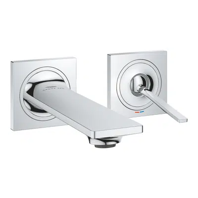 画像 Allure 2 Hole Basin Mixer Tap Size S