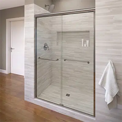 Basco 4500 Infinity Semi-Frameless Sliding Shower Door图像