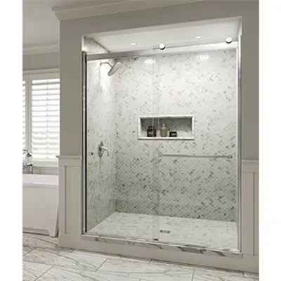 Image for Basco 5500A Rotolo Semi-Frameless Sliding Shower Door
