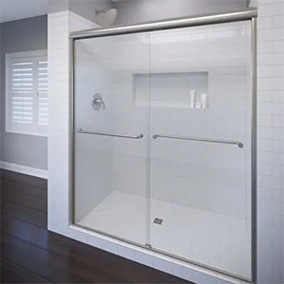 Imagem para Basco 3850A Celesta Semi-Frameless Sliding Shower Door}