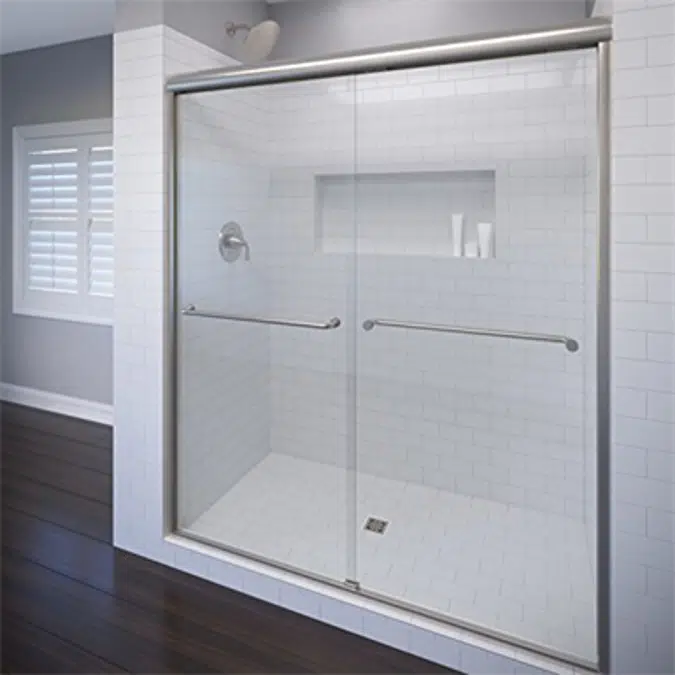 Basco 3850A Celesta Semi-Frameless Sliding Shower Door