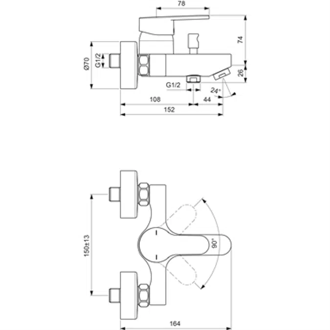 BIM objects - Free download! GEMMA 2 BSH MXR EXPSD CHROME | BIMobject