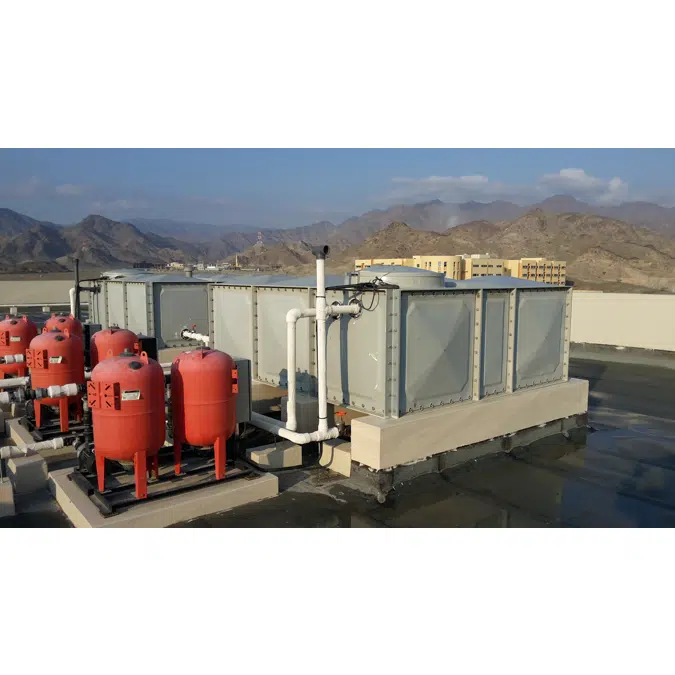FRP Modular Water Storage Solution, 1m or 3.3ft High